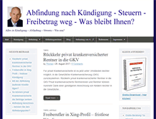 Tablet Screenshot of abfindunginfo.de